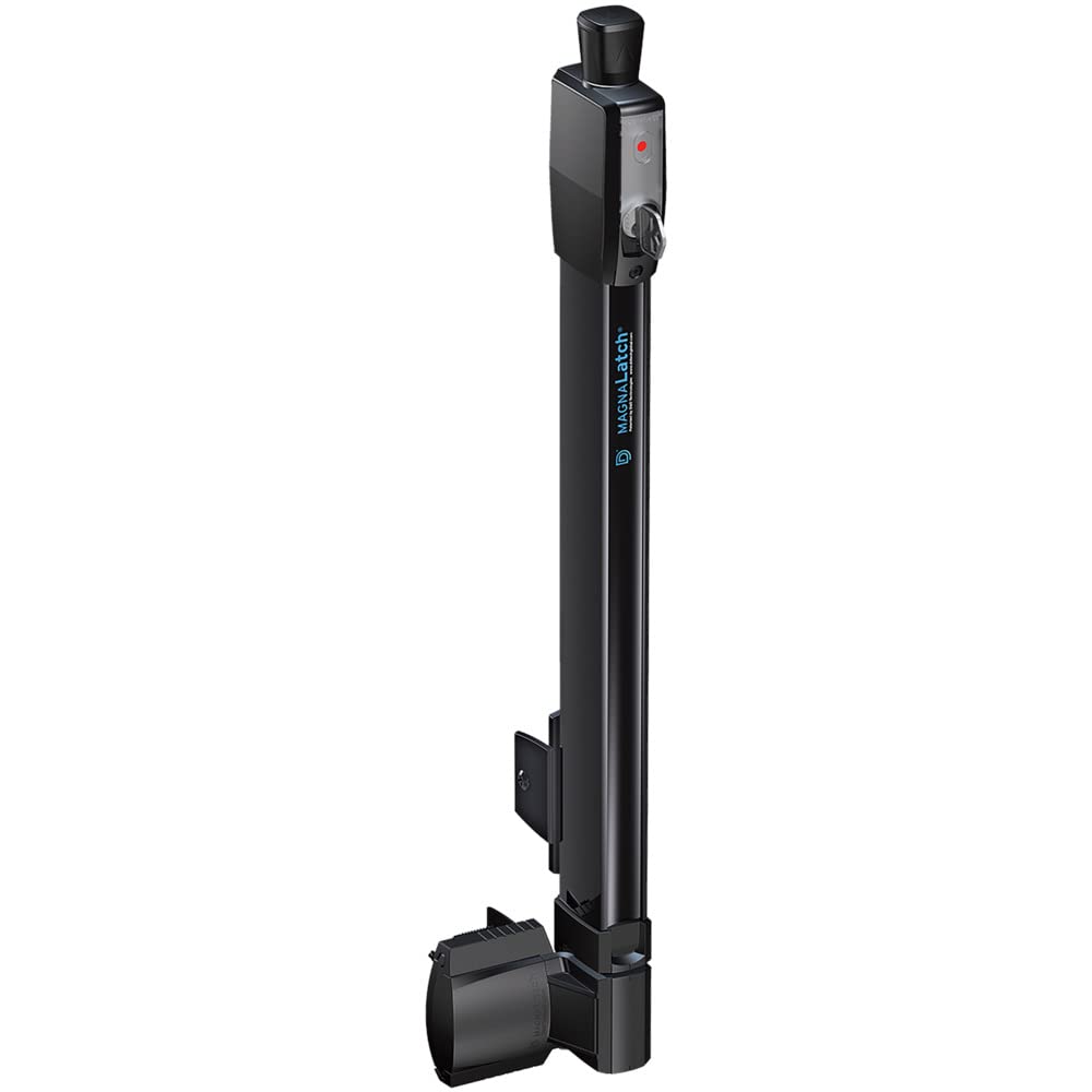 National Hardware - Pestillo magnético de seguridad para piscina, N346-210, cierre de puerta a prueba de niños para puertas de piscina o cerca, color negro