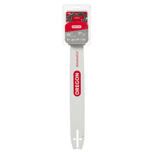 Oregon AdvanceCut Combo Barra y Cadena de Motosierra | 50.8 cm, paso 3/8 pulgadas, calibre 0.04 pulgadas, 70 eslabones, compatible múltiples marcas