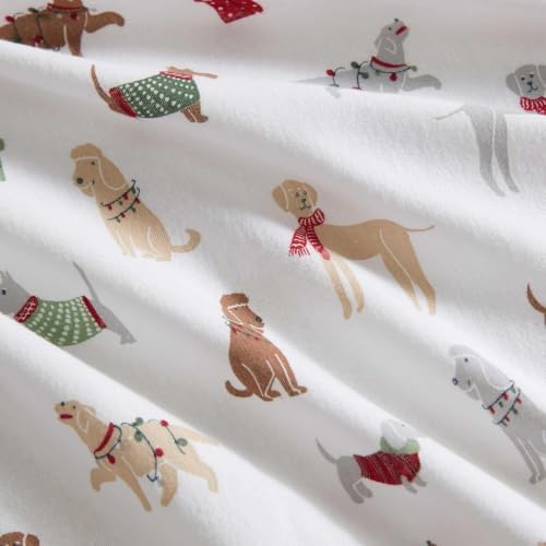 Martha Stewart - Sábanas de franela tamaño King, algodón antibolitas y resistente a las arrugas, suaves al tacto para comodidad en todas las estaciones, sábanas con fundas de almohada a juego y sábana