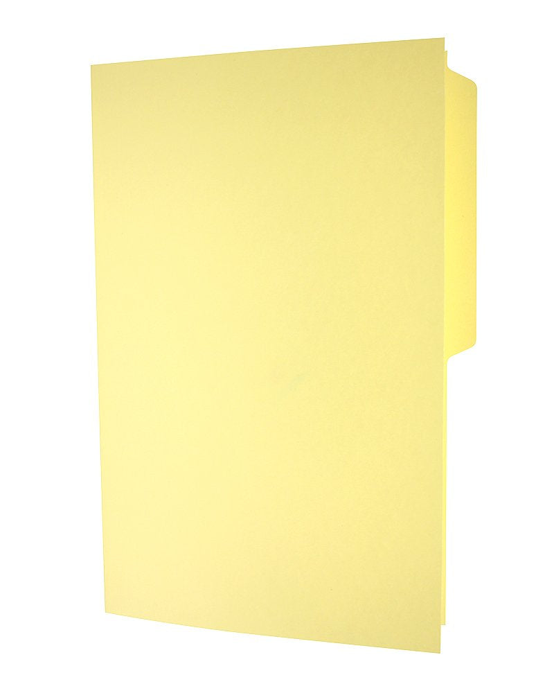 Oxford M751 1/2 Yel Fólder Manila Tamaño Oficio Ceja 1/2, Caja De 100, Color Amarillo