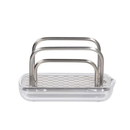 OXO 13113100 Porta Esponja Acero INOX, 11 cm, Multicolor