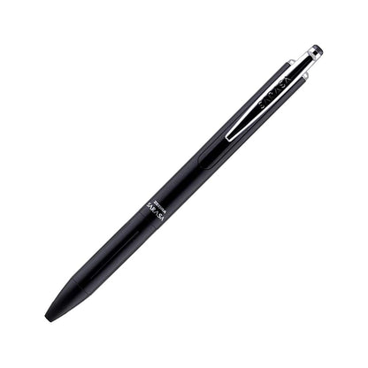 Zebra Sarasa Grand Bolígrafo Retráctil de Tinta Gel, Punto Medio, Cuerpo Metálico - Negro