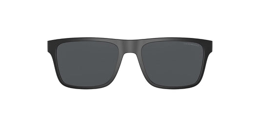Emporio Armani Ea4115c - anteojos de sol con clip para marcos rectangulares para anteojos graduadas