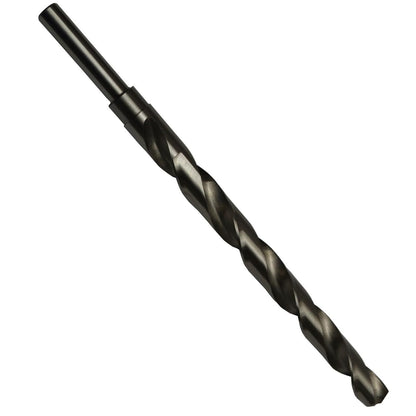 Drill America Broca extra larga de acero de alta velocidad de 5/8" x 12" con vástago de 1/2", serie DWDDL - 12 pulgadas de longitud, vástago reducido - 1,58cm