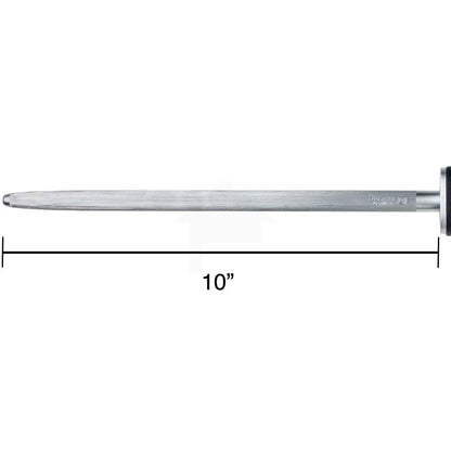 WÜSTHOF Chaira de Acero para Afilar Cuchillos de Cocina Profesionales, Afilador de Cuchillos Manual y Asentador de Filo, 10" (25.4 cm)
