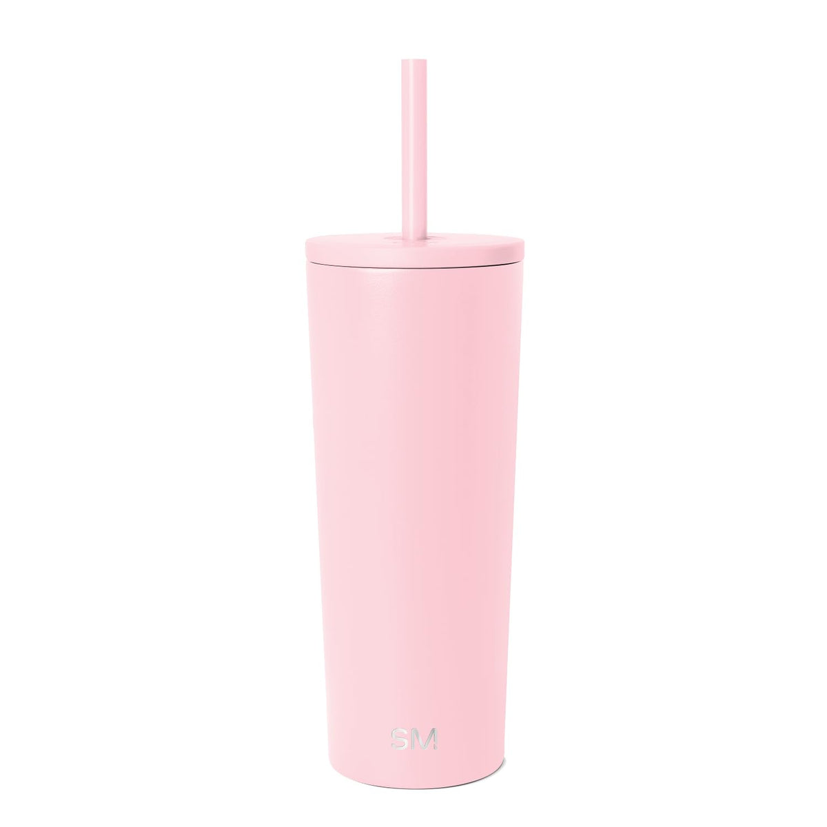 Simple Modern Classic Vaso Térmico con Popote y Tapa Abatible - 710 ml - -Blush