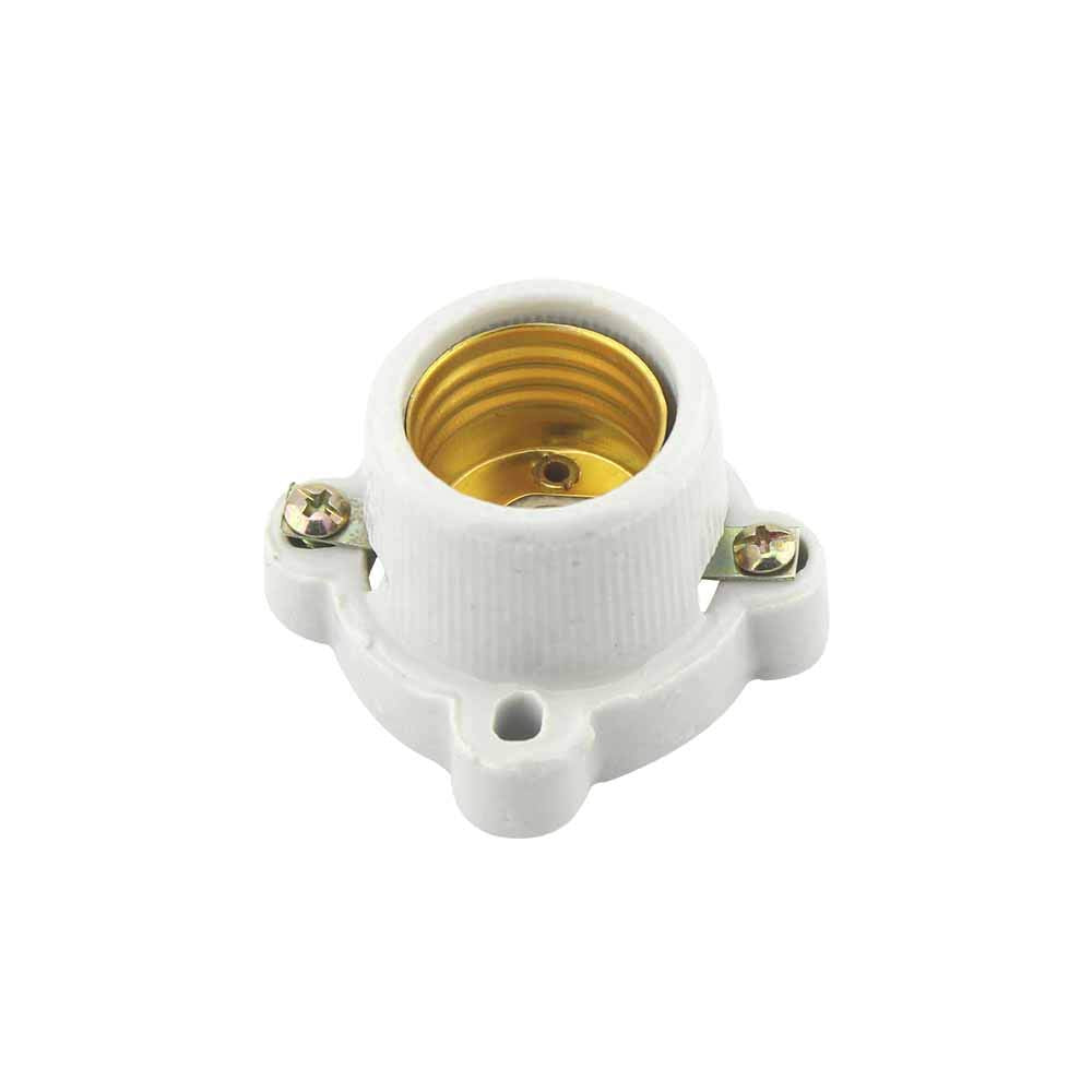 SANELEC, Portalámpara Cuadrada, Tipo Anuncio de Porcelana, 660 W, Entrada E27, Modelo 2479