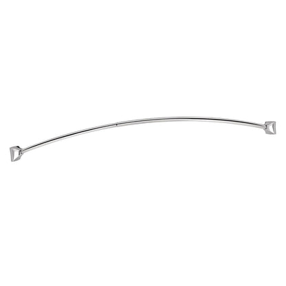 Moen CSR2164CH Barra de Ducha Curvada Ajustable de Montaje Permanente, 182 cm, Cromado