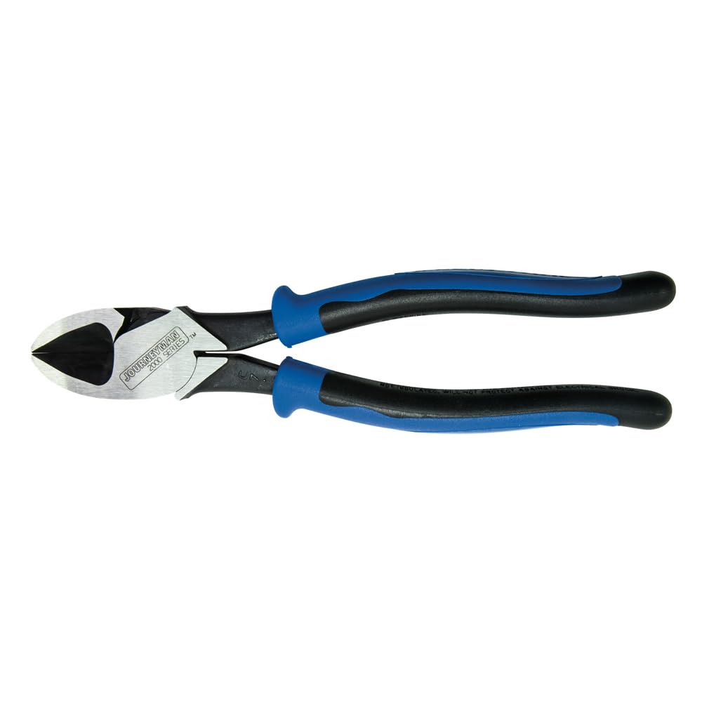 Klein Tools J2000-59 - Alicates de corte diagonal con diseño de alto apalancamiento, cabeza más grande y cuchillas extralargas, 9 pulgadas