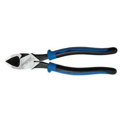 Klein Tools J2000-59 - Alicates de corte diagonal con diseño de alto apalancamiento, cabeza más grande y cuchillas extralargas, 9 pulgadas
