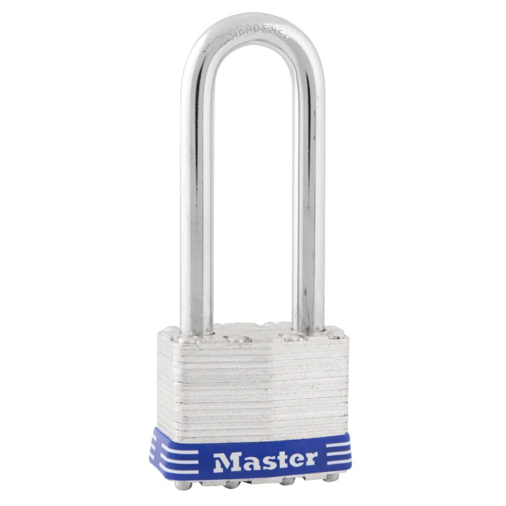 Master Lock 1DLJ Candado Laminado de Ancho 44 m, Gancho, 64 mm de Altura