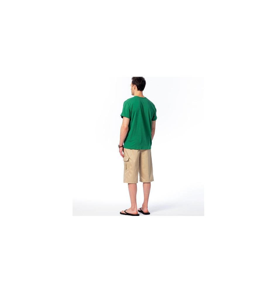 McCall Pattern Company M6973 - Playera sin Mangas para Hombre, Talla XM SML-Med-LRG