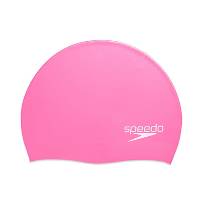 Speedo Elastomeric Solid, Black, Pequeño - Gorro de natación - 1SZ - Rosado