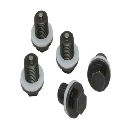 Lisle 58650 Tapón y Junta para Kit de reroscado de tapón de Aceite, Juego de 5