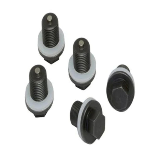 Lisle 58650 Tapón y Junta para Kit de reroscado de tapón de Aceite, Juego de 5