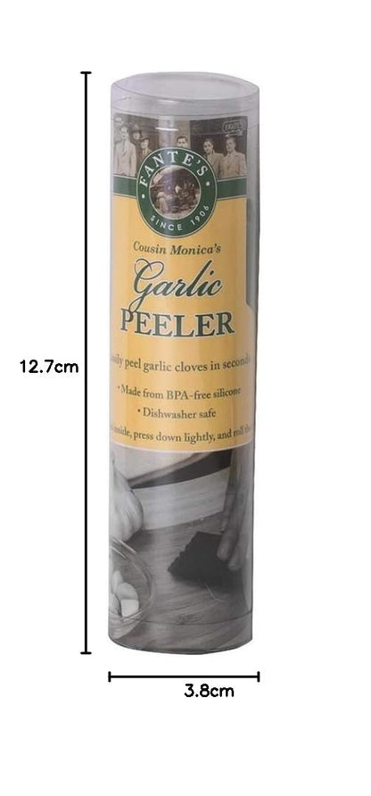 Fantes 43836 Fda Approved Silicone Garlic Peeler Tube, Green, The Italian Market Original Since 1906