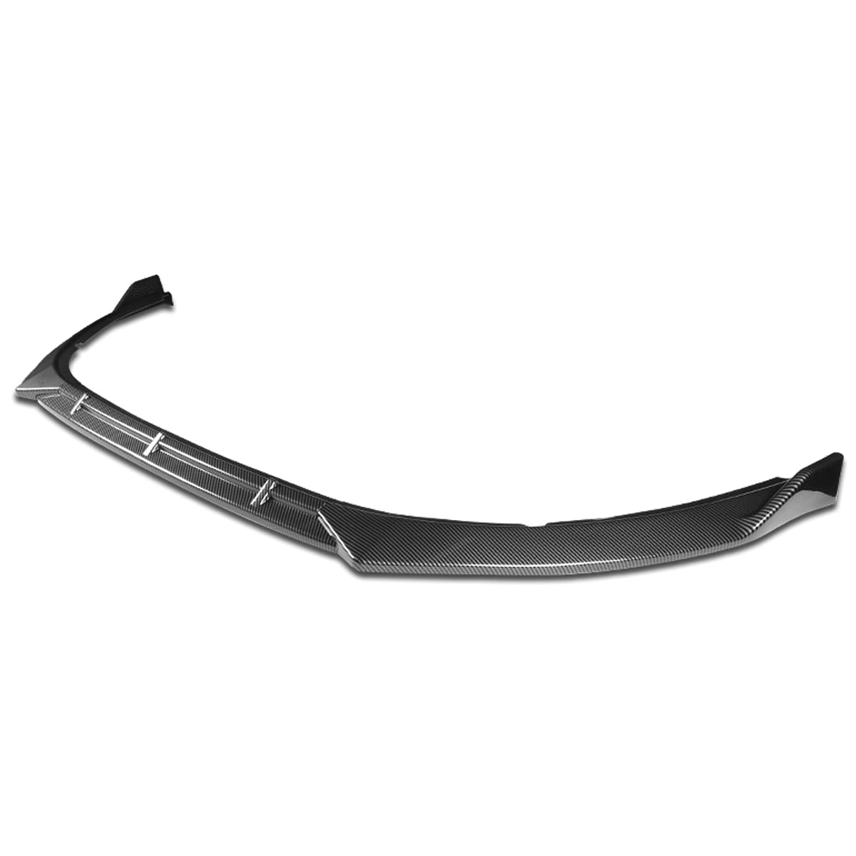 DNA MOTORING 2-PU-590-PCF Lip Parachoques Delantero Estilo STP 3 Piezas para Kia Optima 14-15 Excluye Híbrido, Fibra de Carbono - Aspecto de fibra de carbono negro. - 14-15 Kia Optima excluye el híbrido