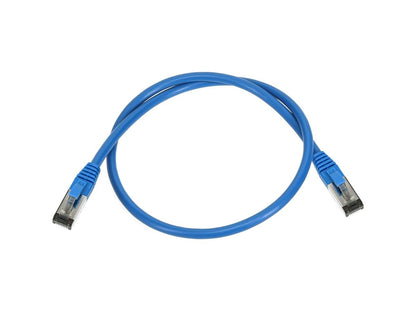 Monoprice Cat8 Patch Cable - 2 Feet - Blue | Double Shielded (S/FTP), 28AWG, 2GHz, 40G, Pure Bare Copper, Snagless RJ45, Ethernet Cable