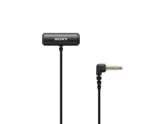 Sony Micrófono estéreo ECMLV1 de Solapa