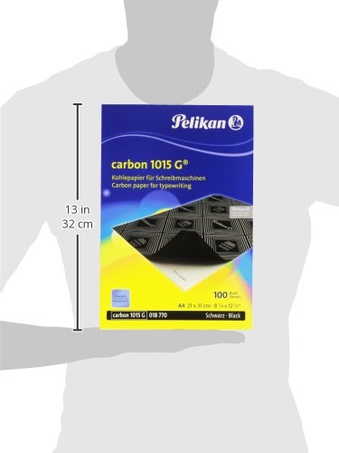 Pelikan Papel Carbon Negro Oficio con 100 Hojas