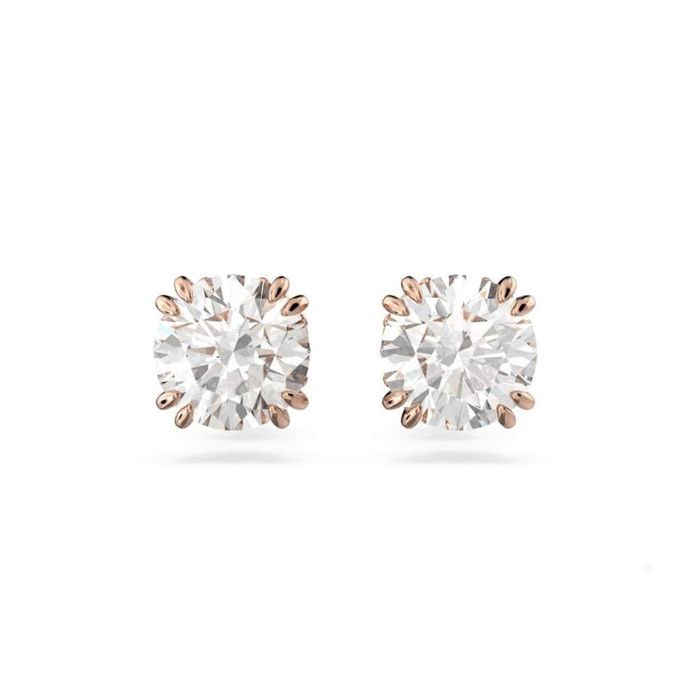 Swarovski Constella - arete de tuerca - Rosa