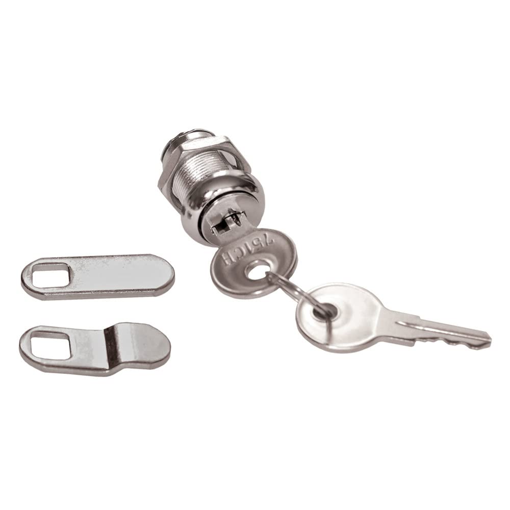 RV Designer L427, Econo CAM Lock, 7/8 Pulgadas, código con Llave 751, Hardware de Compartimento, Silicona