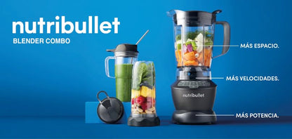 Nutribullet Combo Licuadora 1200W NBF505DG Color Gris Oscuro
