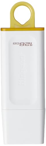 Kingston USB DataTraveler Exodia, Capacidad: 128GB, USB-A 3.2 Gen 1, Color: Blanco, SKU: KC-U2G128-5R