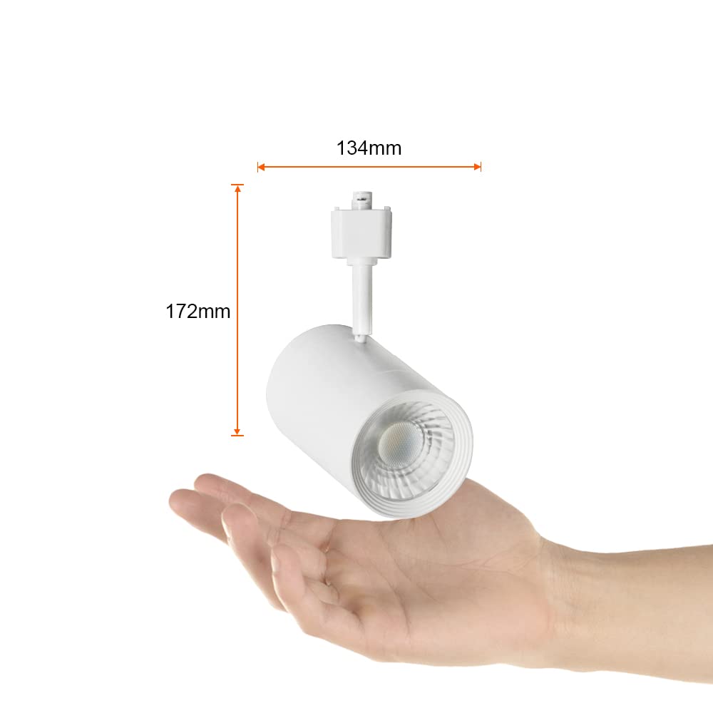 Tecnolite Lámpara de interior Spot LED para riel, 16 W, Luz suave cálida