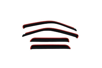 Auto Ventshade 194109 Protectores de Lluvia en Canal para Dodge Ram 1500 2009-2024 y Ram 2500 3500, 4 Piezas, Humo