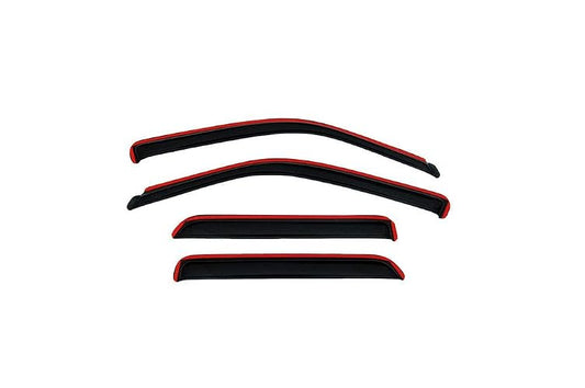 Auto Ventshade 194109 Protectores de Lluvia en Canal para Dodge Ram 1500 2009-2024 y Ram 2500 3500, 4 Piezas, Humo