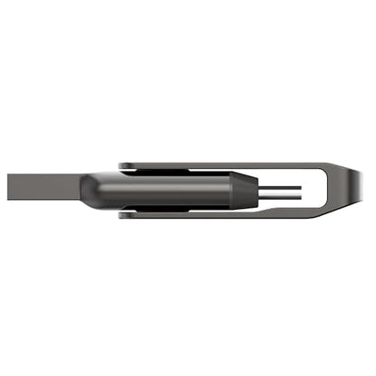 Lexar Unidad Dual JumpDrive D400 USB 3.1 Tipo C y Tipo A, hasta 130 MB/s de Lectura (LJDD400064G-BNQNU)