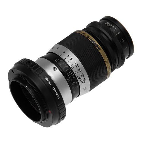 Fotodiox Adaptador de Montaje de Lente, Lente M39 (39 mm x 1 Leica) a cámara Nikon Serie 1 (V2.), Compatible con cámaras Nikon V1, J1 sin Espejo