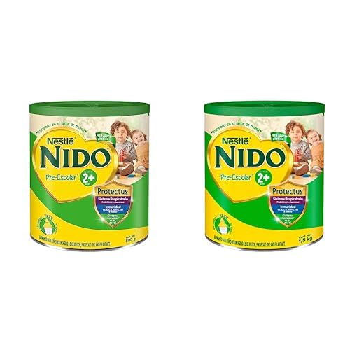 NIDO 2+ PRE-ESCOLAR 800G + KITMOUS. Alimento Para Niños de Corta Edad Nido Pre Escolar 2+ Lata 1.5kg