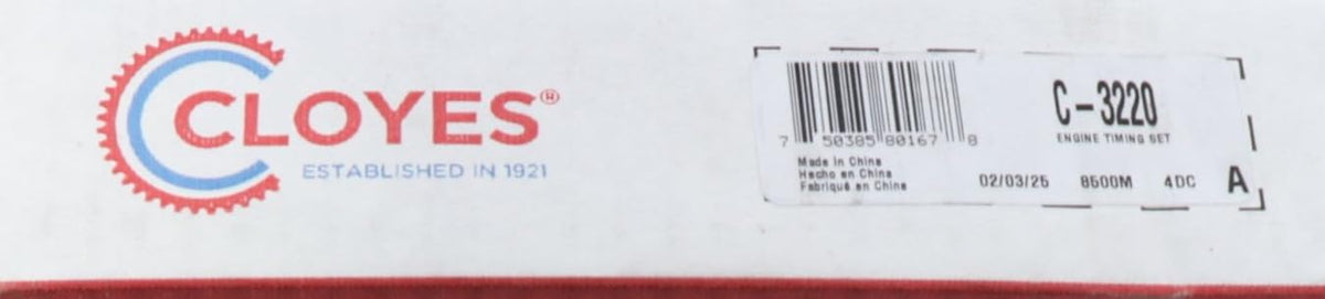 Cloyes C-3220 - Kit de cadena de distribución