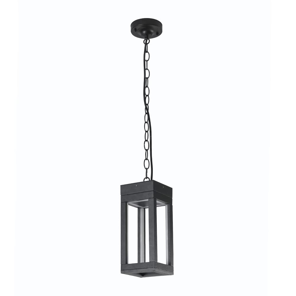 Tecnolite Lámpara Colgante LED 51 cm de Altura 12 W, Luz Suave Cálida, IP54, IK07, No atenuable, LED integrado