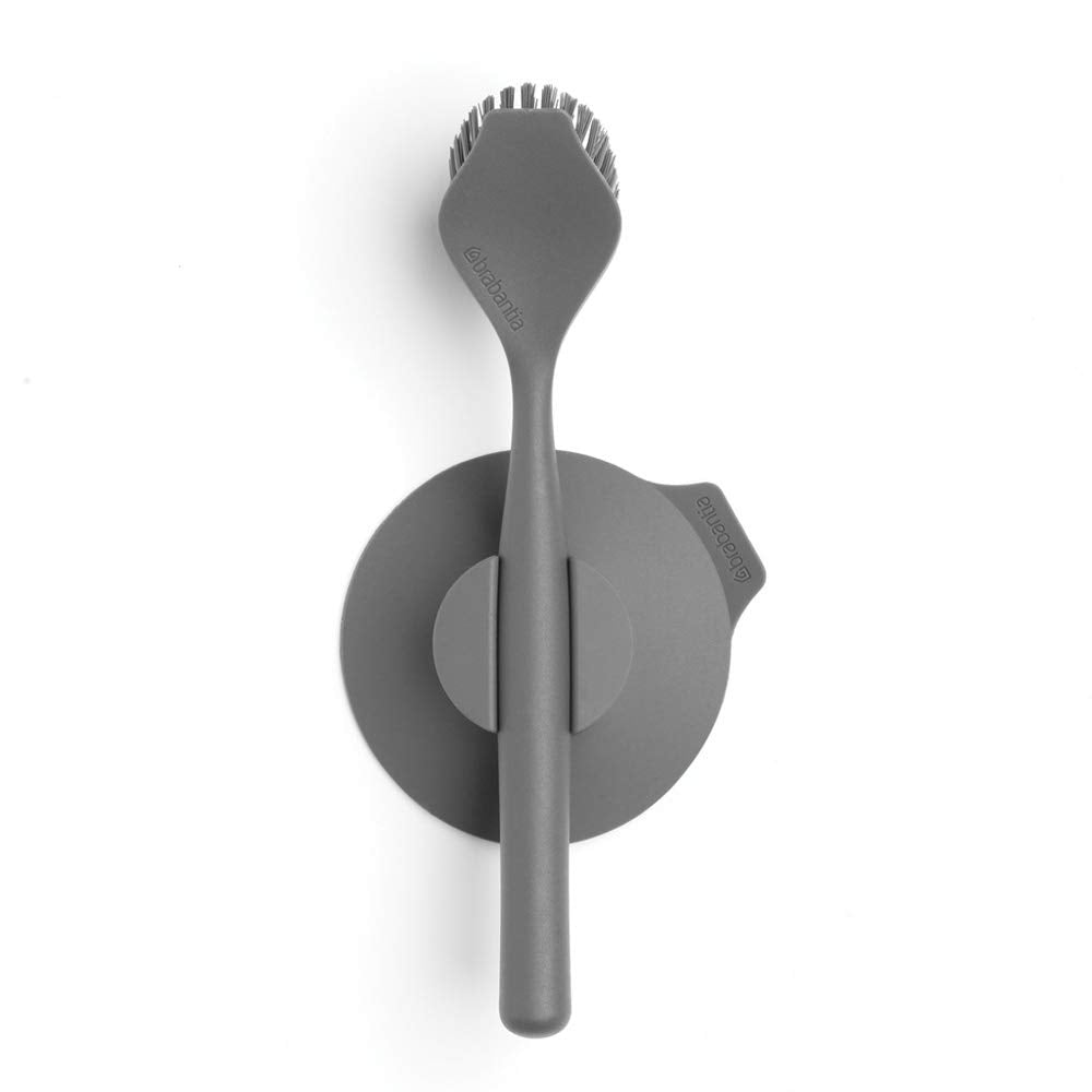 Brabantia 117589 Cepillo para Platos, Gris Oscuro, 24X11X6 cm