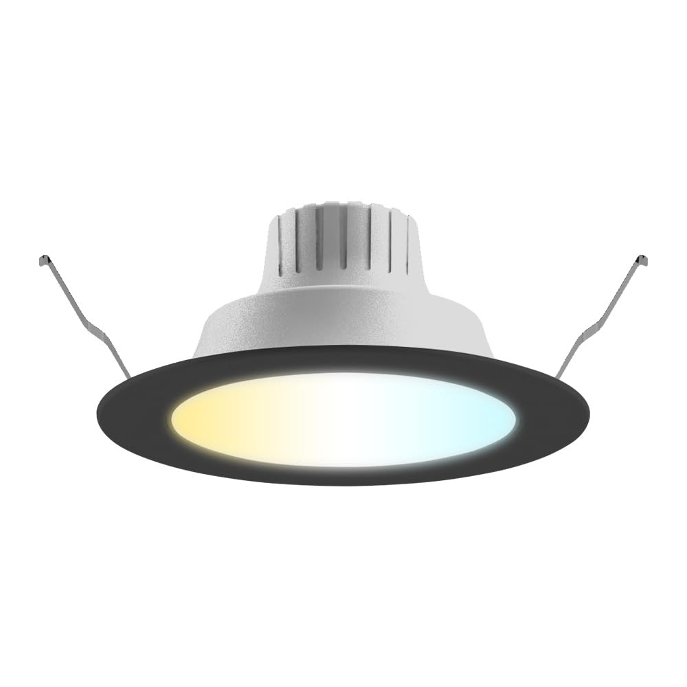 Tecnolite - Lámpara Empotrable de Techo Downlight LED 10 W, Luz Blanca Ajustable, Atenuable, Multivoltaje