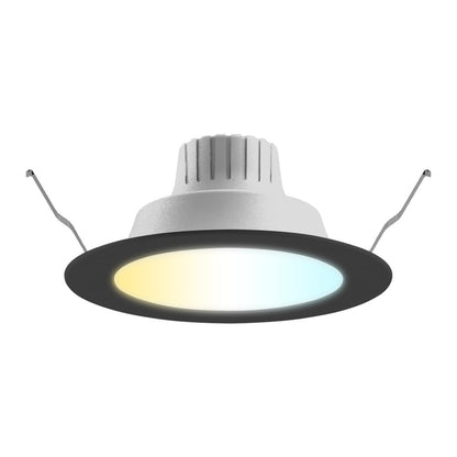 Tecnolite - Lámpara Empotrable de Techo Downlight LED 10 W, Luz Blanca Ajustable, Atenuable, Multivoltaje
