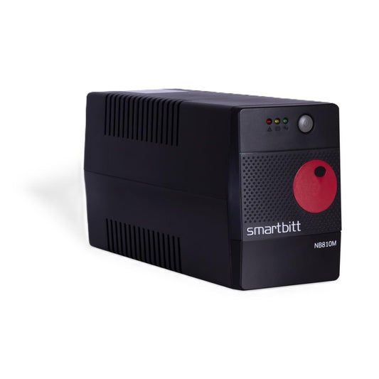 Smartbitt No Break Interactivo de 810 VA / 405 W con 6 Contactos, Negro, SBNB810M