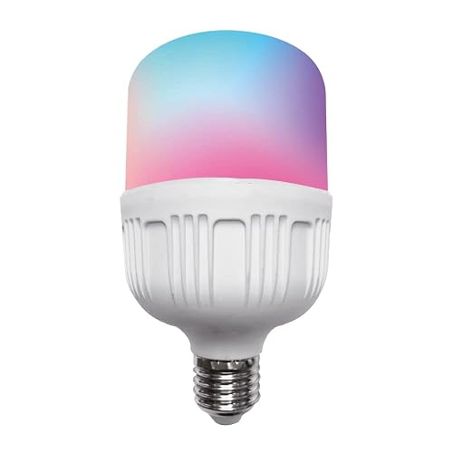 Tecnolite Connect - Foco Inteligente Luz LED RGB Atenuable 20 W, Control App Connect, Compatible con Alexa, WiFi y Bluetooth, Casa Inteligente, Ahorro de Energía, Iluminación Interior y Exterior