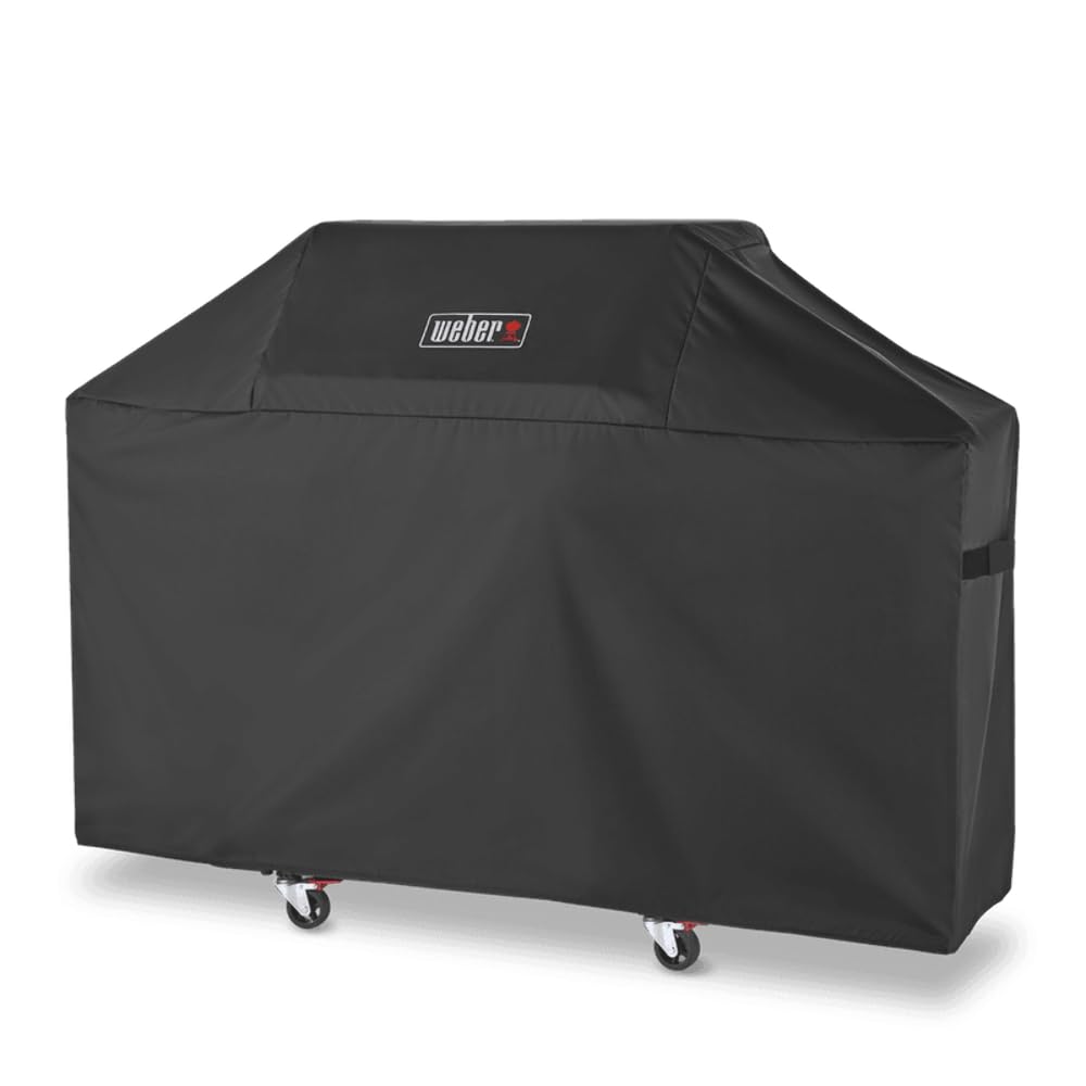 Weber Genesis 300 Series Premium - Cubierta para Parrilla Resistente e Impermeable, se Adapta a Parrillas de hasta 62 Pulgadas de Ancho