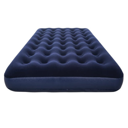 Bestway 67002 Colchon Inflable Adulto 1.91x1.37x.22cm Individual, Azul Marino