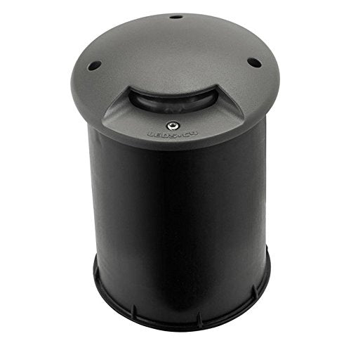 Leds C4 10354 Xena Luminario Empotrado Piso Redondo para Exterior, E-26, 20W, Gris Urbano