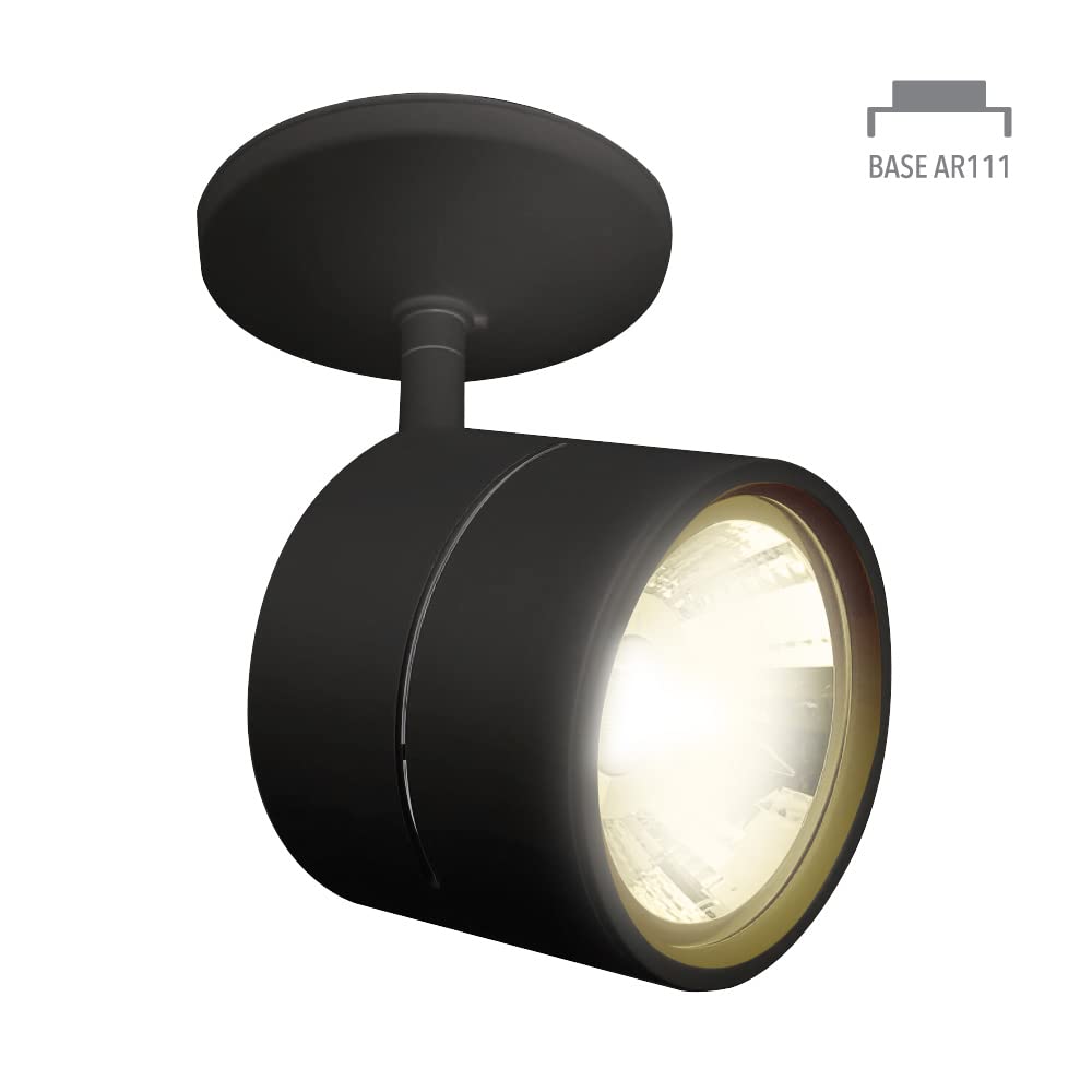 Tecnolite Lámpara Spot de Sobreponer Dirigible Potencia Máx. 60 W, Base G53, Interiores, No incluye foco
