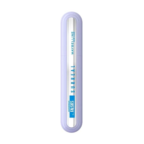 Maybelline The Falsies Surreal Extensions Máscara de Pestañas, Voluminizadora a Prueba de Agua, Larga Duración hasta 24 Horas, con Cepillo de Hélice, Color Negro