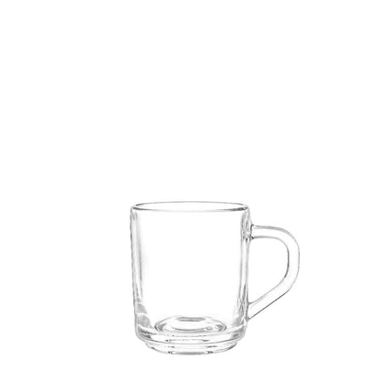 Milano Juego de 6 Tazas de Vidrio para Café de 229 ml.