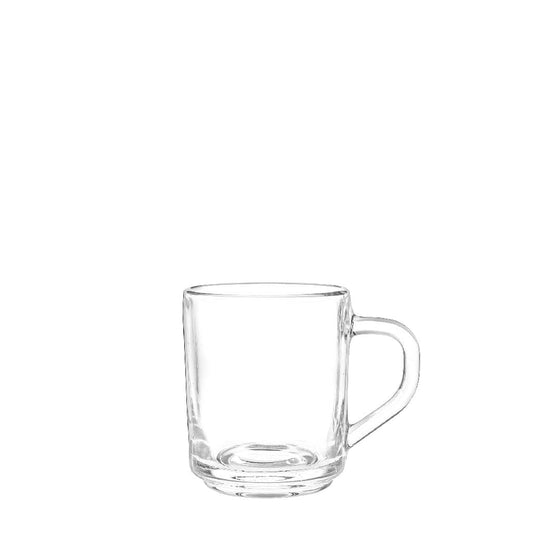 Milano Juego de 6 Tazas de Vidrio para Café de 229 ml.