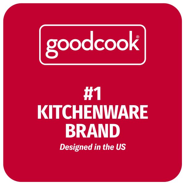 Good Cook - Abrelatas manual de corte seguro, sin bordes afilados, color negro