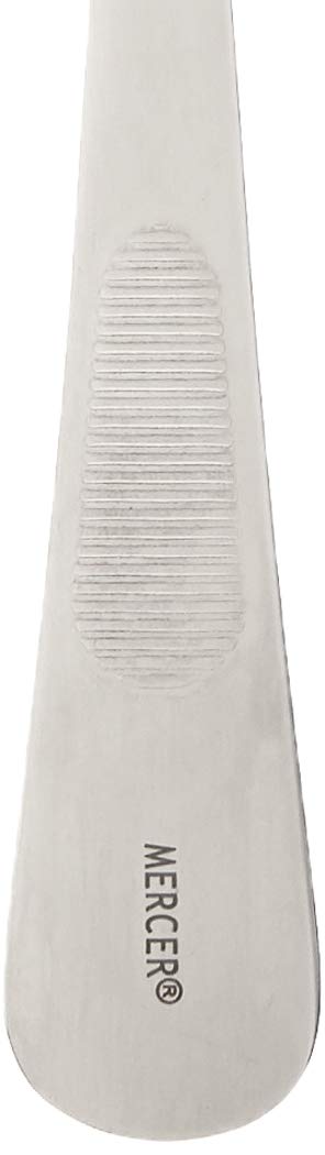 Mercer Culinary, cuchara chapada en plata, tazón perforado, 9 pulgadas, 9 pulgadas